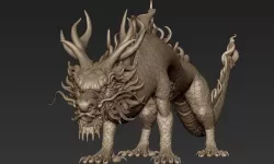 Asian Dragon 3D model