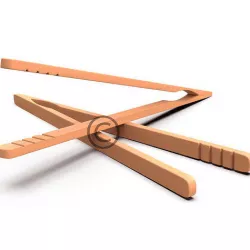 Bamboo Tongs  3D model