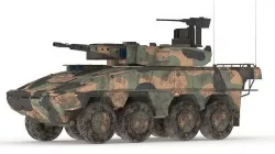 Boxer MRAV Low Poly Low-poly 3D model