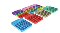 Calculator Pop It Fidget Toys Set 3D model
