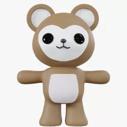 Character Monkey kawaii cute 3D model