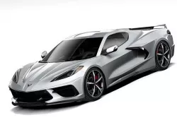 Chevrolet Corvette C8 Stingray 2020 lowpoly 3D model