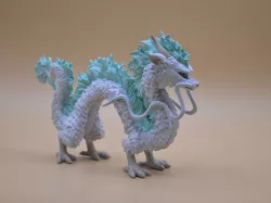 Chibi Oriental Dragon - STL 3D model