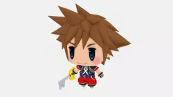 Chibi Sora from Kingdom Hearts Low-poly 3D model