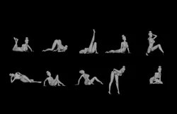 CHICA SEXY POSES REALISTAS