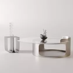 coffee table side table and props  3D model