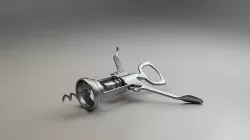Corkscrew Low-poly 3D model