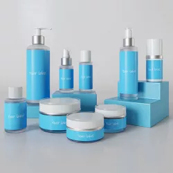 Cosmetic bottle set 3D model