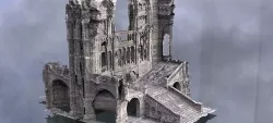 Cthulhu Cult halls 2 3D 3D model
