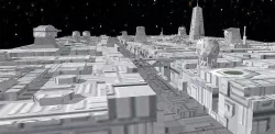 Death star trench - Star Wars  3D model