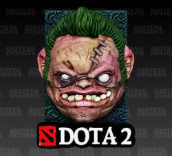DOTA 2 Pudge  3D model