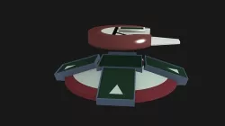 Duel Disk 1 prototype yugioh anime Low-poly 3D model