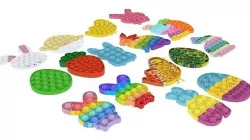 Easter Pop It Fidget Toys Set 3D model