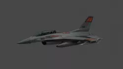 F-16D Egyptian Airforce 3D model