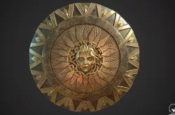 fans work Magic Change Wonder Woman Shield Aegis Shield 3D model