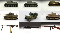 Full WW2 Pack 3D model