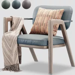 Giorgetti ELSA Lounge chair 3D model