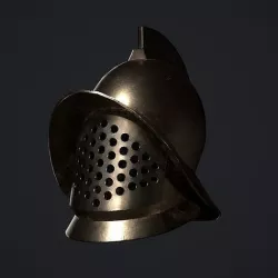 Gladiator Helmet Low-poly 3D model