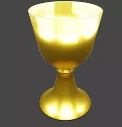 Golden Chalice 3D model