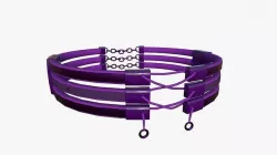 Gothic Collar G04 Purple - Character Fashion Design Low-poly 3D model