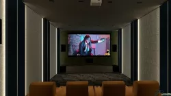 Home Theatre Low-poly 3D model