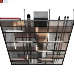 industrial ceiling 3D model