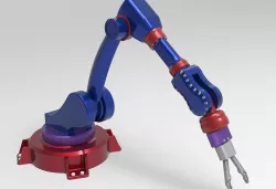 Industrial Robot Arm 3D model