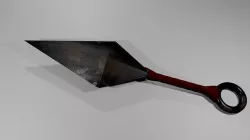 kunai 3d model Low-poly 3D model