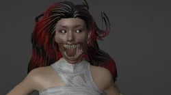 Lamia The Child Devourer Low-poly 3D model