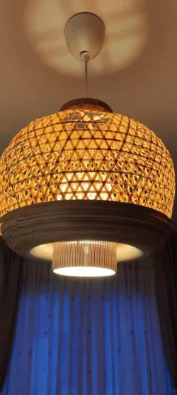 Lamp shade mod for IKEA MISTERHULT and Tradfri globe