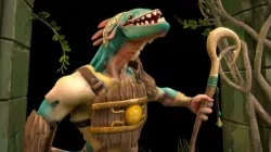 Lizard Man Low-poly 3D model