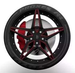 Luxury Car Rim 3D model