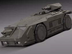 M577 Armored Personel Carrier APC 3D model