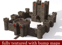 Medieval Castle 3D model