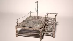 Medieval Gallows 3D model