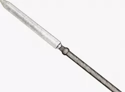 Medieval Spear Low-poly 3D model