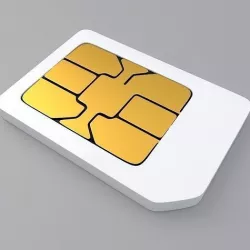 Micro SIM Card 3D model