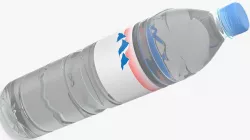 Mineral Water Plastic Bottle 3D model