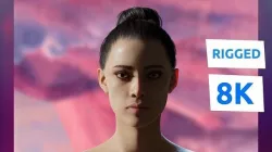 Mona - Rigged Blender Character 3D model