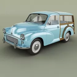 Morris Minor Traveller 3D model