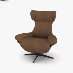 Natuzzi Ilia Recliners Armchair 3D model