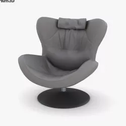 Natuzzi Sound Armchair 3D model