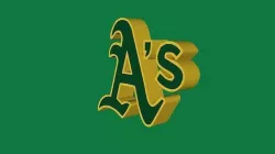Oakland Athletics Team Logo 3D model