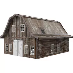 Old Barn Low-poly 3D model