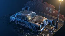 Old Rusty Car 3d model  Low-poly 3D model