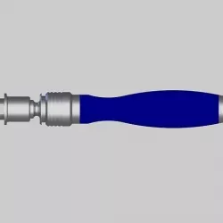 Orthopedic Straight Driver Handle 3D model