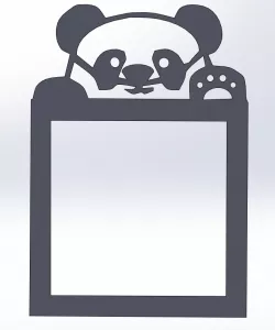 Panda wall socket sculpture