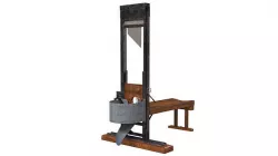 Pankrac nacist guillotine 3D model