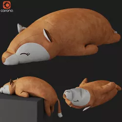 Plush Fox Miniso 3D model