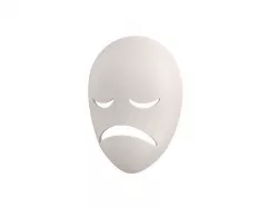 Prop059 Sad Mask 3D model